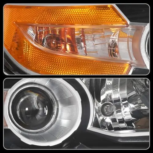 مجموعة مصابيح أمامية لـ 2011 2012 2013 Honda Odyssey، ملحقات استبدال المصابيح الأمامية لـ 11-13Honda Odyssey EX/EX-L/LX، فقط لـ