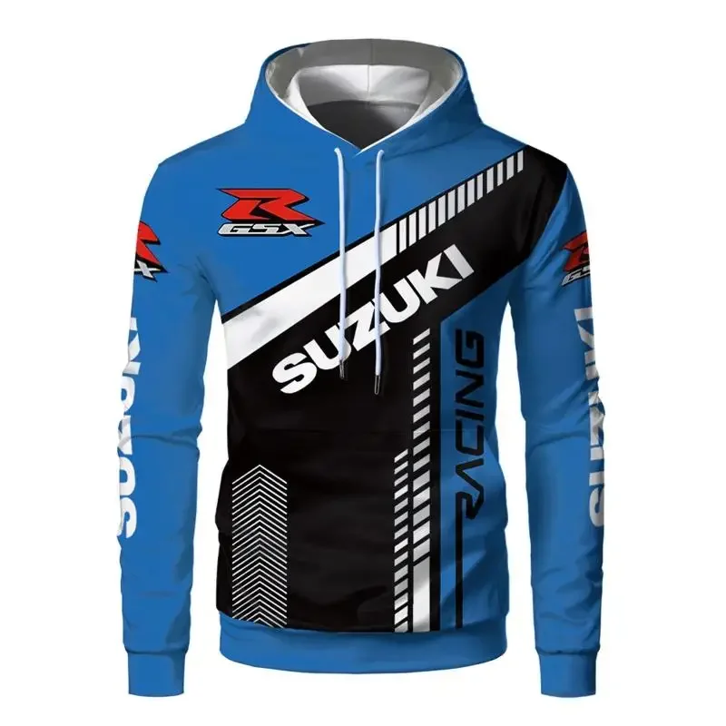 

Новые мужские толстовки и свитшоты Suzuki на весну и осень-зиму, толстовки для гоночных мотоциклов и мужская спортивная одежда на открытом воздухе