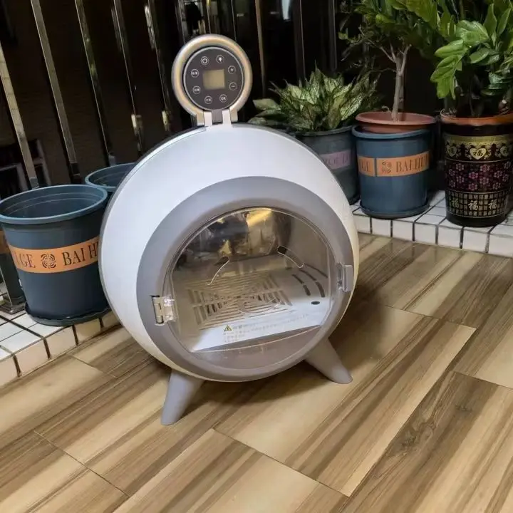 Smart Pet Drying Box with Double Doors, Negative Ion Function, 62L Large Capacity, Pet Dryer Suitable for Cats & Dogs