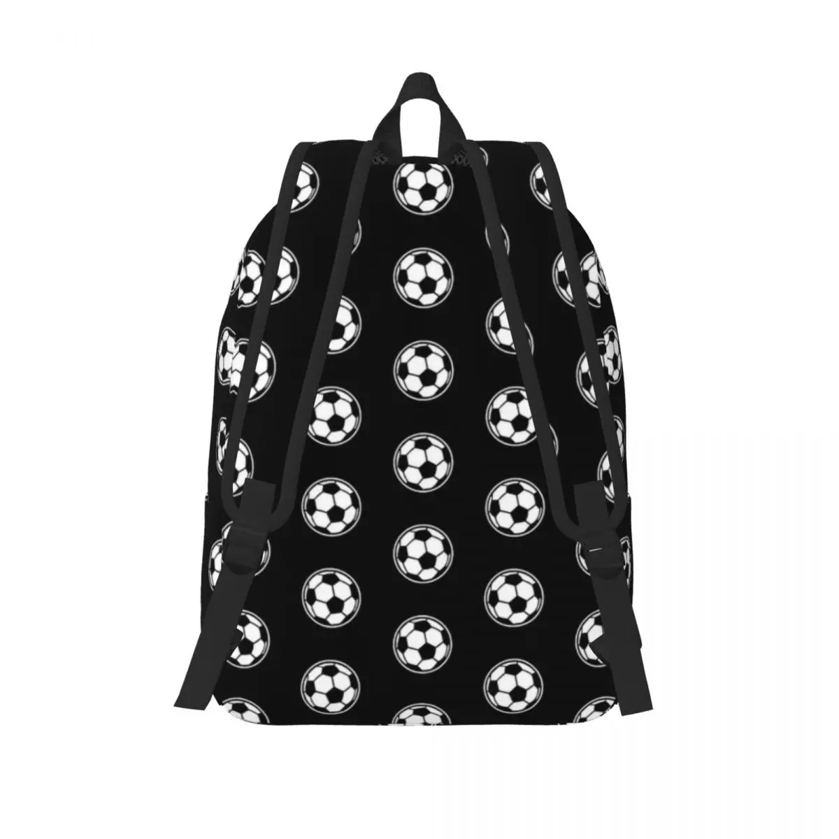 Soccer Ball Football Icon Backpack for Boy Girl Kids Student School Book Bags Sports Daypack Preschool Primary Bag Travel