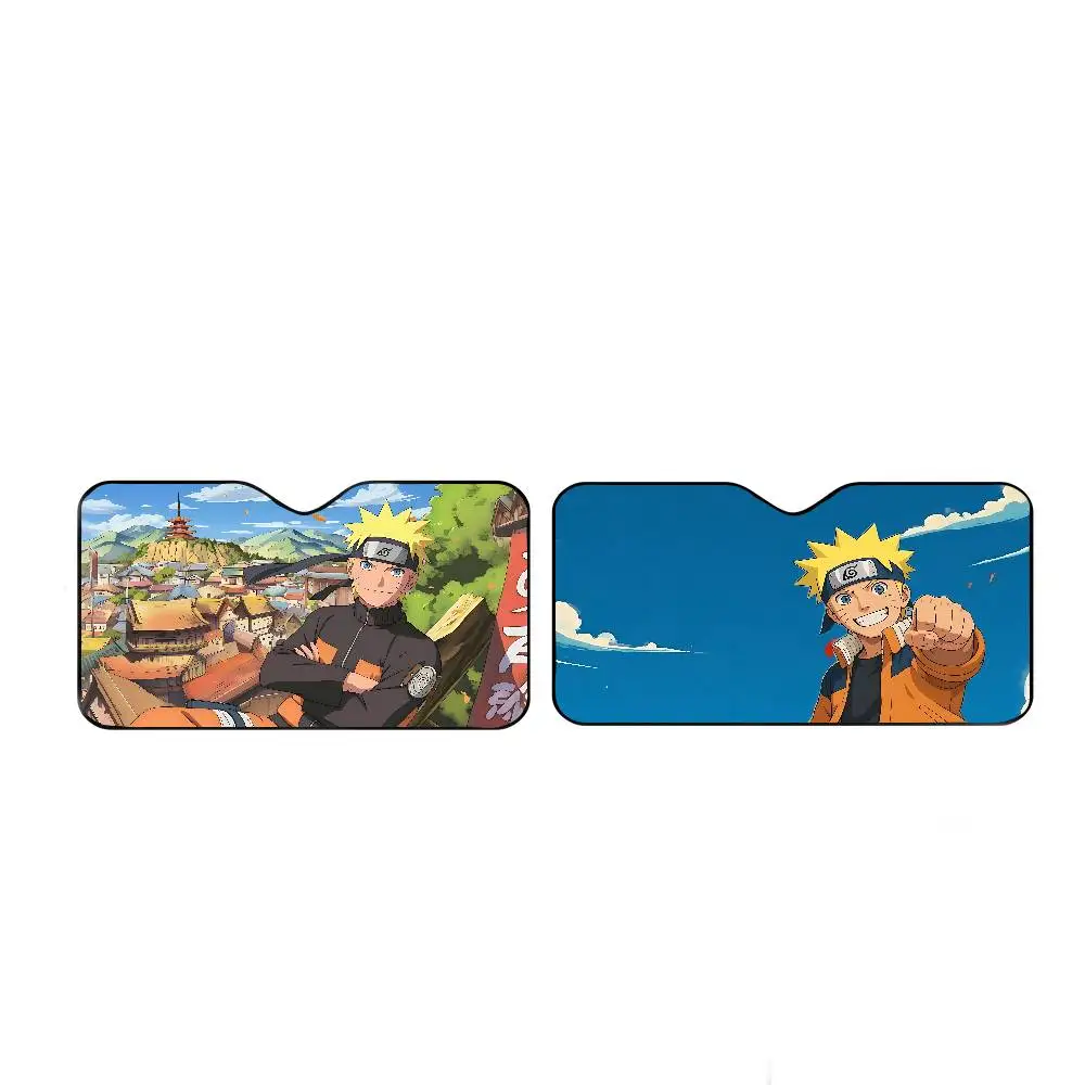 Naruto Uzumaki Windshield Sunshade Car Window Windscreen Cover Sun Shade Auto Sun Visor Car-covers Car Solar Protection