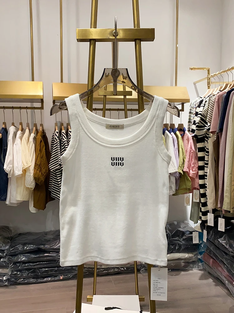 Super Cool Camisole for Girls to Wear Inside, New Summer Outer Wear, Sleeveless Slimming Look Sweet and Spicy Top image 2