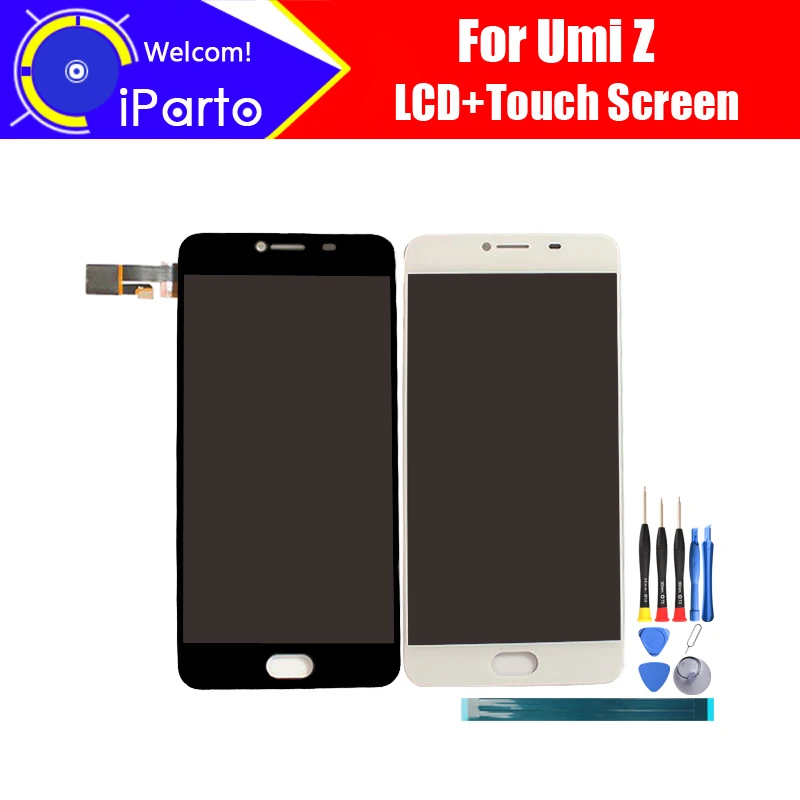 

5.5 inch UMI Z LCD Display+Touch Screen 100% Original Tested Digitizer Glass Panel Replacement For UMIDIGI Z 1920x1080+Tools