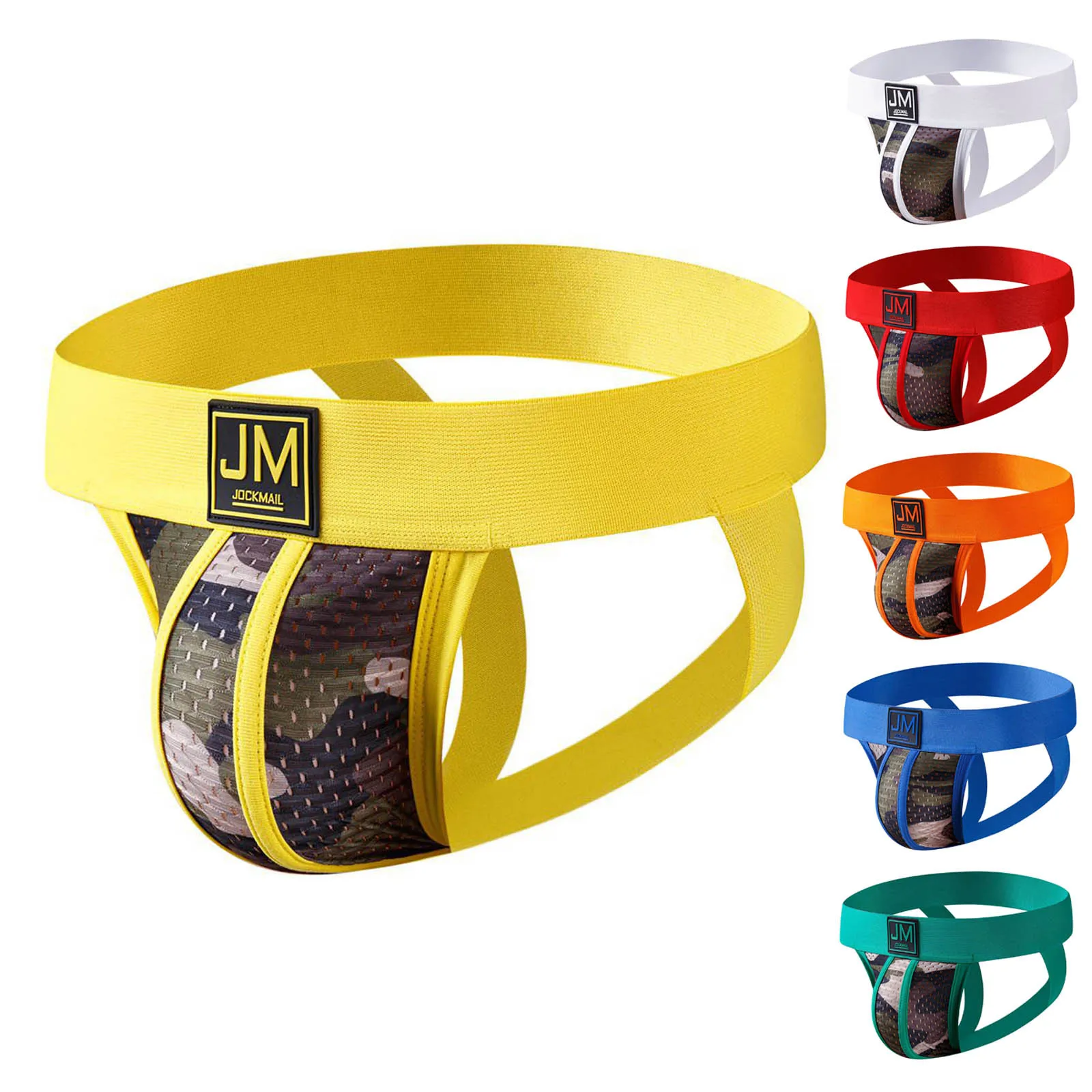 حزام جوكميل الملابس الداخلية للرجال ، ملخصات الحقيبة القضيب ، ثونغ التمويه ، الخصر المنخفض ، سراويل مرنة شبكة مثلي الجنس مثير ، حزام