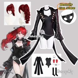 Kasumii Yoshizawaa Sakura Futabaa Cosplay Costume Anime Role-playing Uniforms XS-2XL Female Black Short Sexy Dress Mask Suit