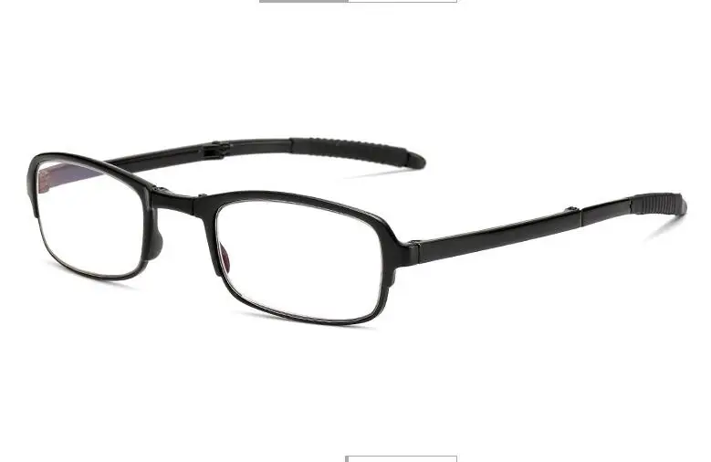 Men Women Folding Reading Glasses with Box Fashion Design Computer Glasses Unisex Presbyopia Prescription Eyewear with Diopter