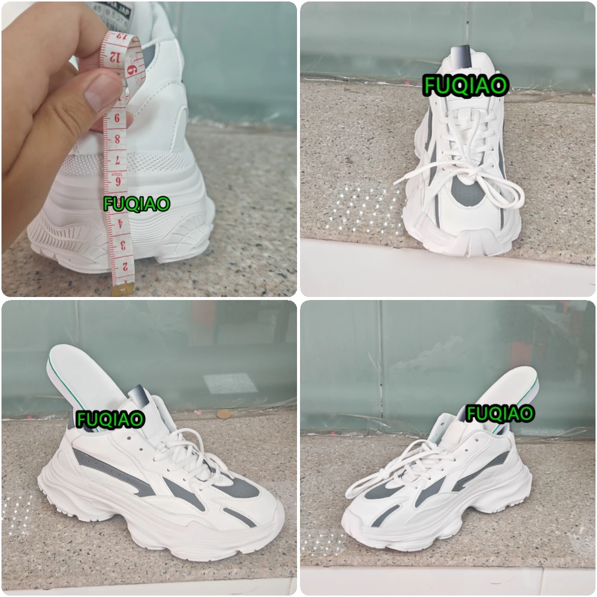 Hidden Height Increasing Sneakers for Men Women 7CM Elevator Shoes with Thick Soft Sole Comfortable Walking Running Casual Sport