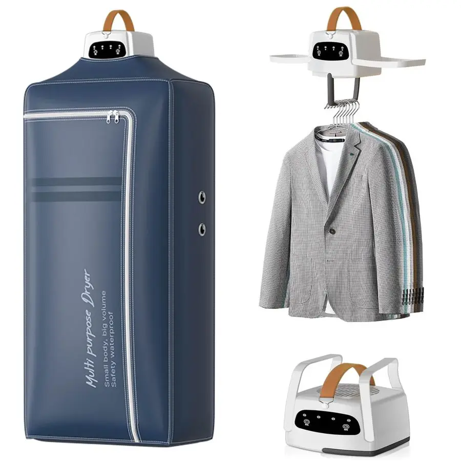 

Сушилка для одежды, Модернизированная компактная сушилка, Мини-машина для быстрого сушки с регулируемым таймером, усилителем, измельчением морщин, для путешествий, семьи