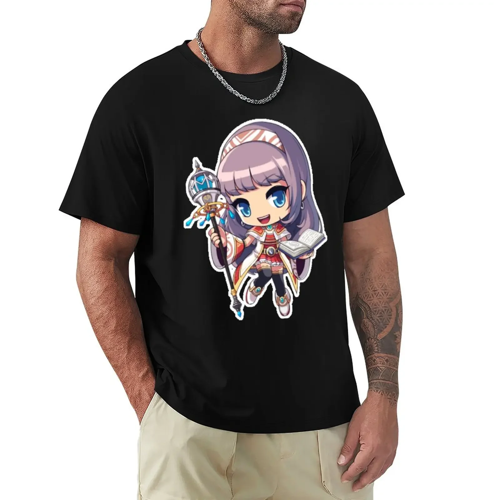 Maplestory- Mage T-Shirt customs design your own quick drying slim fit t shirts for men