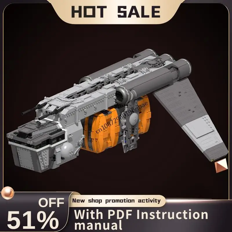 

Новинка, 3336 шт., знаменитый звездный боевой фильм Moc, грузовая переноска на низкой высоте, головоломка на заказ, креативные идеи «сделай сам», детские игрушки, подарки на день рождения