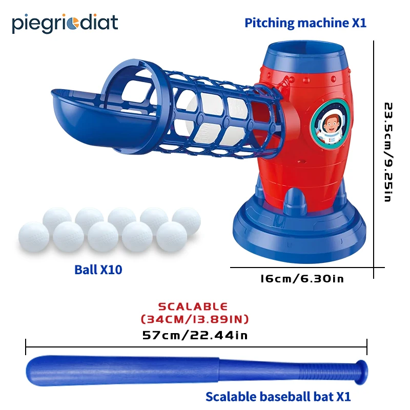 어린이용 티볼 세트(5-8세), 플라스틱 야구 배트가 포함된 티볼 세트, 유아용 게임 스포츠 및 야외 장난감, 야구 훈련 장비