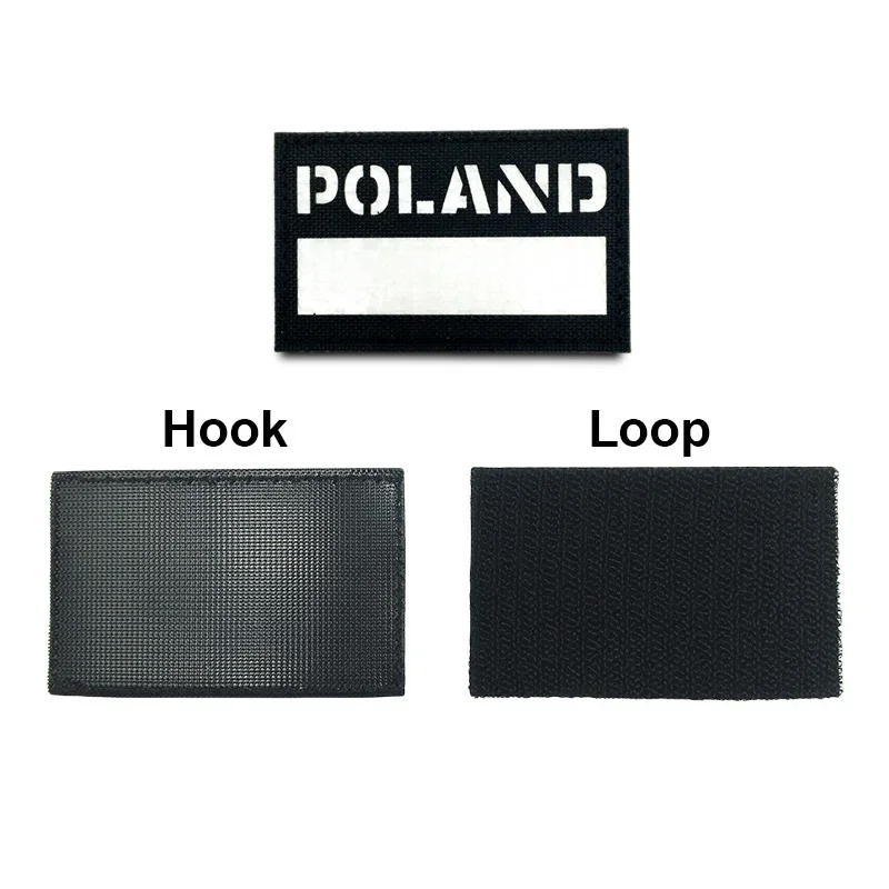 3D Taktische Patches IR Reflektierende Abzeichen auf Rucksack Weste Kleidung Laser Schneiden Embleme Haken Und Schleife Outdoor Ausrüstung – Detail 3