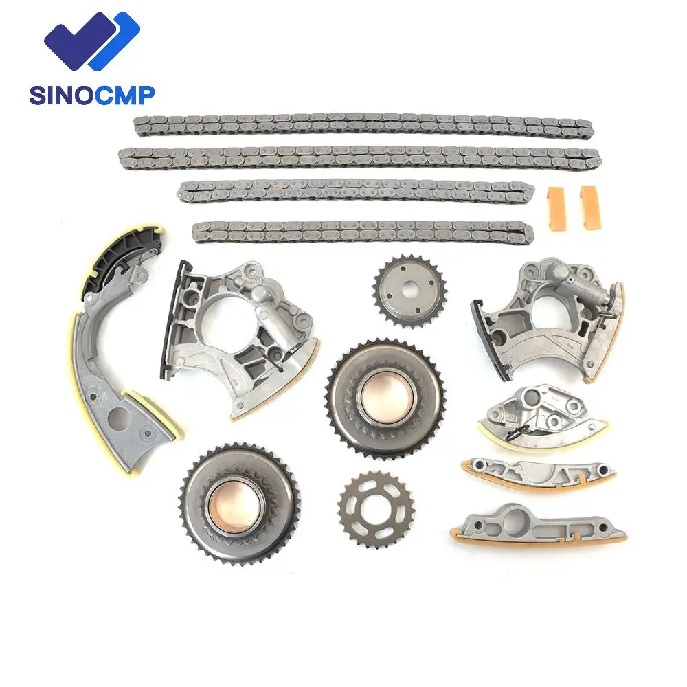 Timing Chain Kit & Gears For AUDI Q5 A6 3.2 3.0 V6 A8 S8 4.0 V8 CCAA CALA w/Gears 2 years warranty