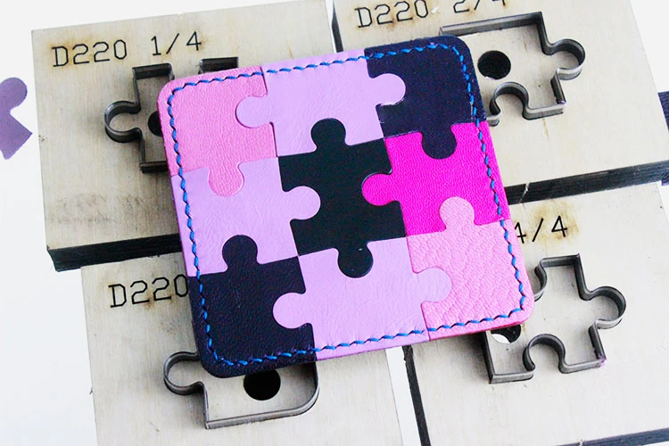 

шаблон для рукоделия из кожи, резак-головоломка, высечка для ножей, форма для дырокола для кожи, набор инструментов deri el aletleri