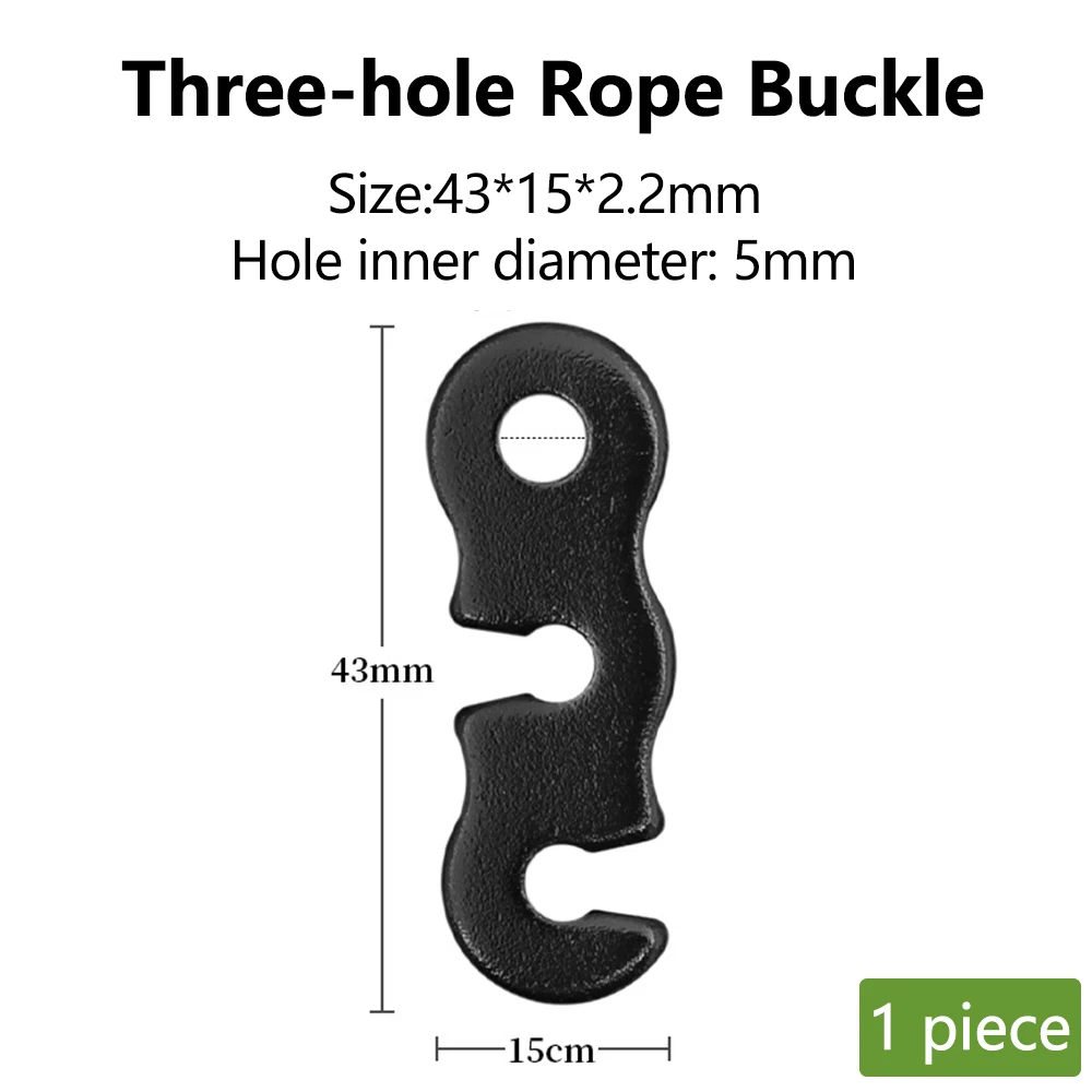 5/10 stücke Einstellbare Zelt Seil Schnalle Aluminium S-typ Wind Schnur Schnalle Robuste Seil Schnalle für Outdoor Camping zelte Zubehör – Detail 3