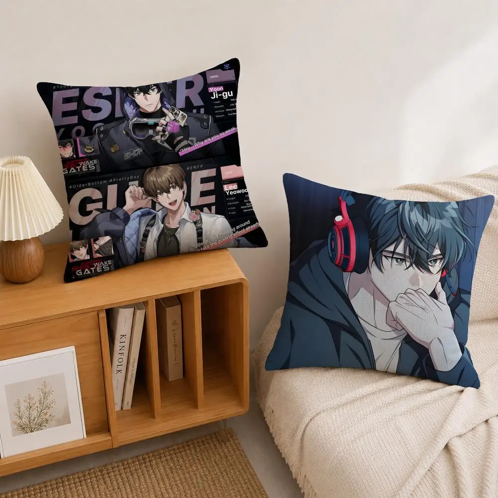 Fiction Virtual Strangers Cushion Cover Natural Linen Pillowcase Set, All-in-One Decor for Sofa, Bedroom & Chair