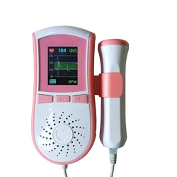 Fetal Doppler Baby Heart Beat Monitor Portable Ultrasound Doppler Baby Heart Rate Monitor For New Mommy