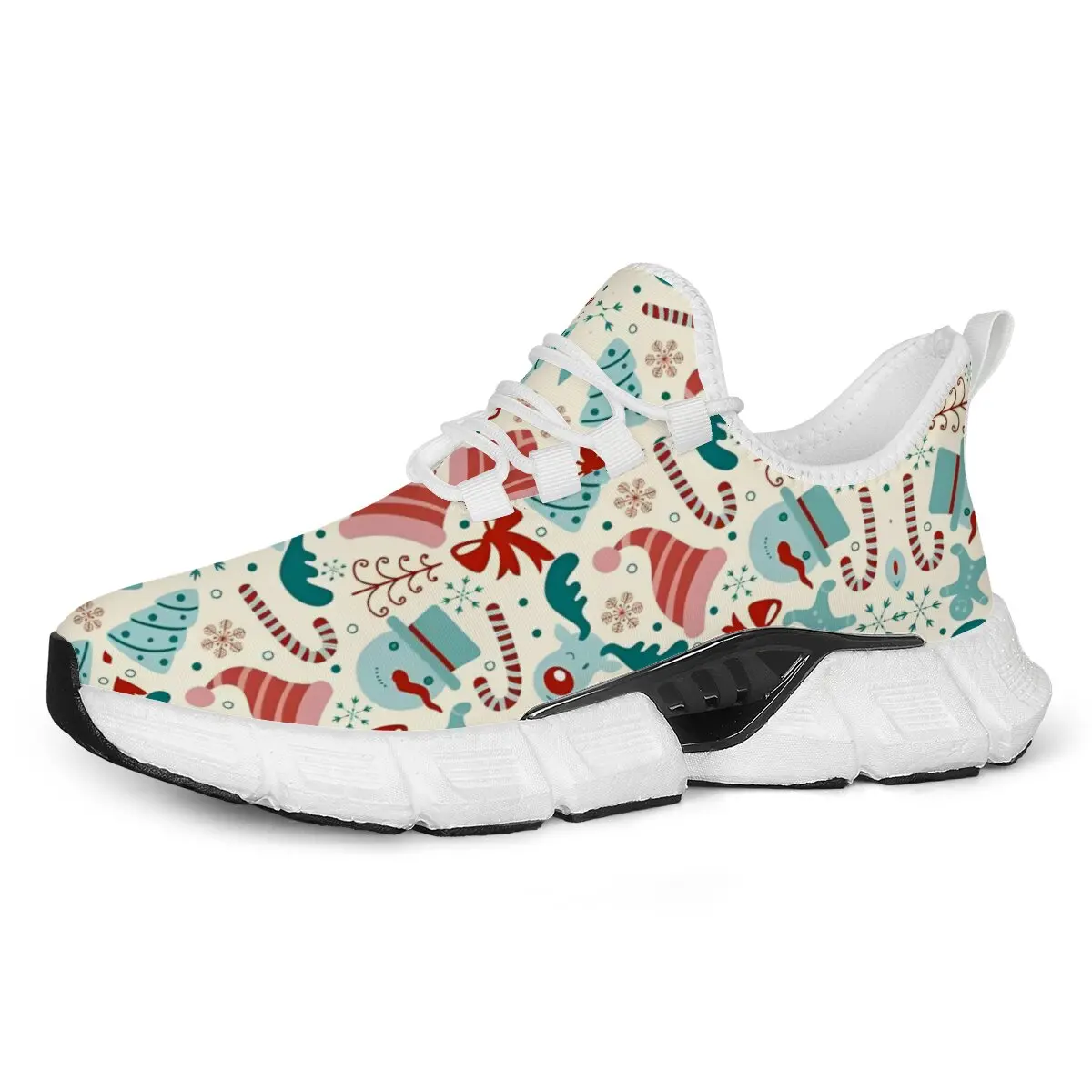 

Christmas Running Sneakers Casual Lightweight Athletic Sneakers for Women Men Fashion Breathable Jogging Shoes Zapatillas Hombre
