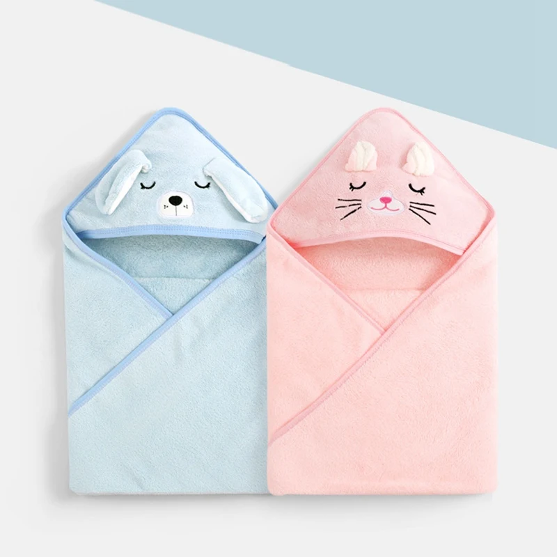 Baby Hooded Towel Bath Towel for Newborn, Babie, Toddler, Infant - Absorbent Large Baby Towel