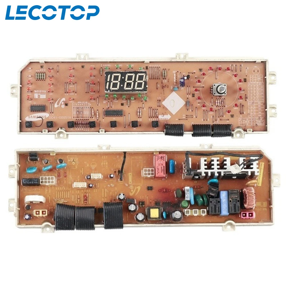 DC41-00051A Компьютерная плата управления для стиральной машины Samsung Дисплей PCB Запасные части для стиральной машины DC41-00051A Компьютерная плата управления для стиральной машины Samsung Дисплей PCB Запасные части для стиральной машины