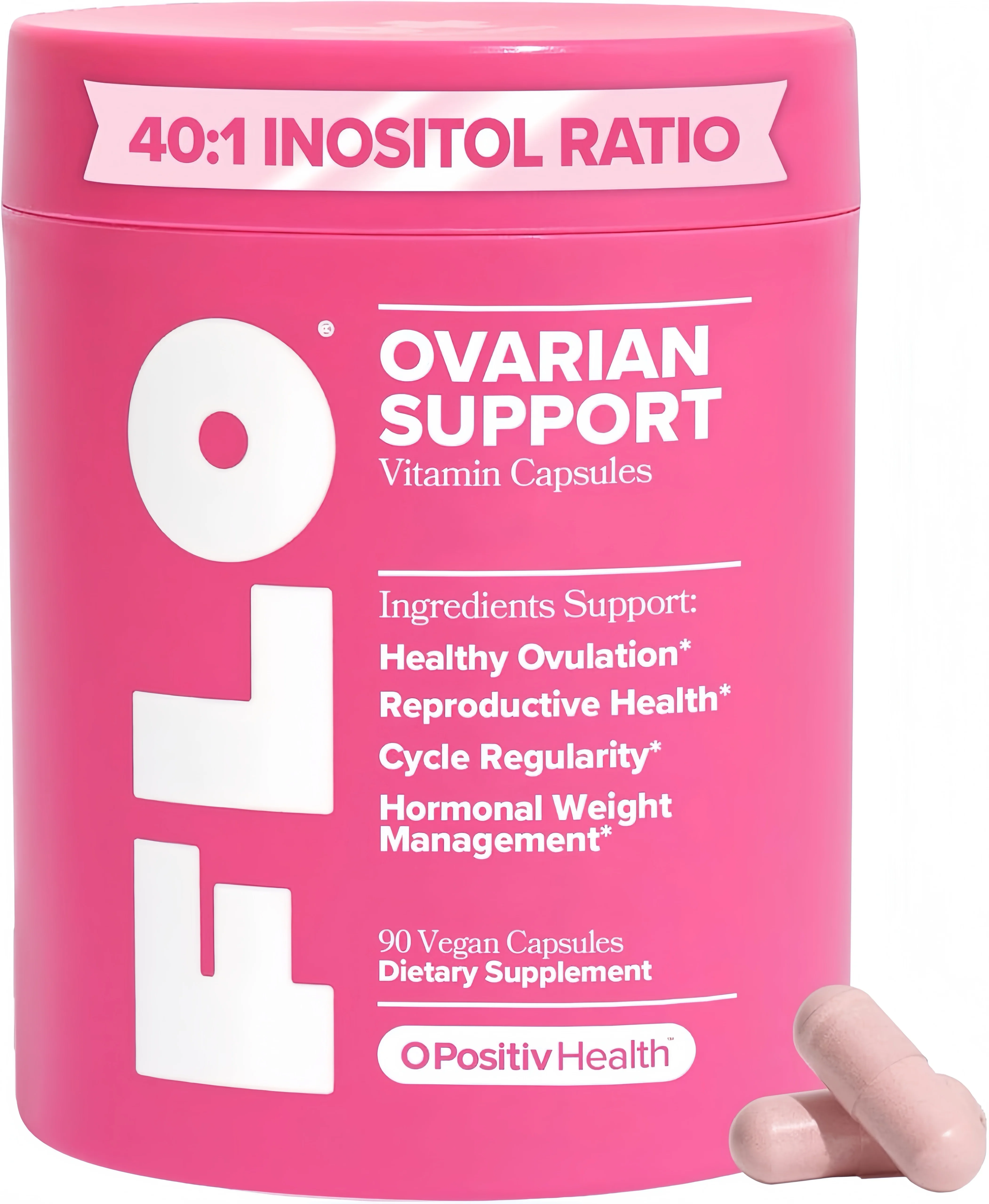 Flo Balance Hormonal Femenino ✔ Inositol + Ácido Fólico ✔ Soporte Ciclo Menstrual, Ovarios y Estado de Ánimo ✔ 90 Cápsulas Veganas ✔ Sin Gluten, Sin Cafeína ✔ Para Mujeres Activas