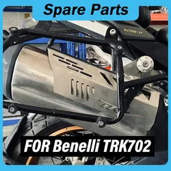 Motorcycle Exhaust Pipe Heat Shield Cover Muffler Protector Guard for Benelli TRK702X TRK702 X TRK 702 X 2022 - 2024 Accessories