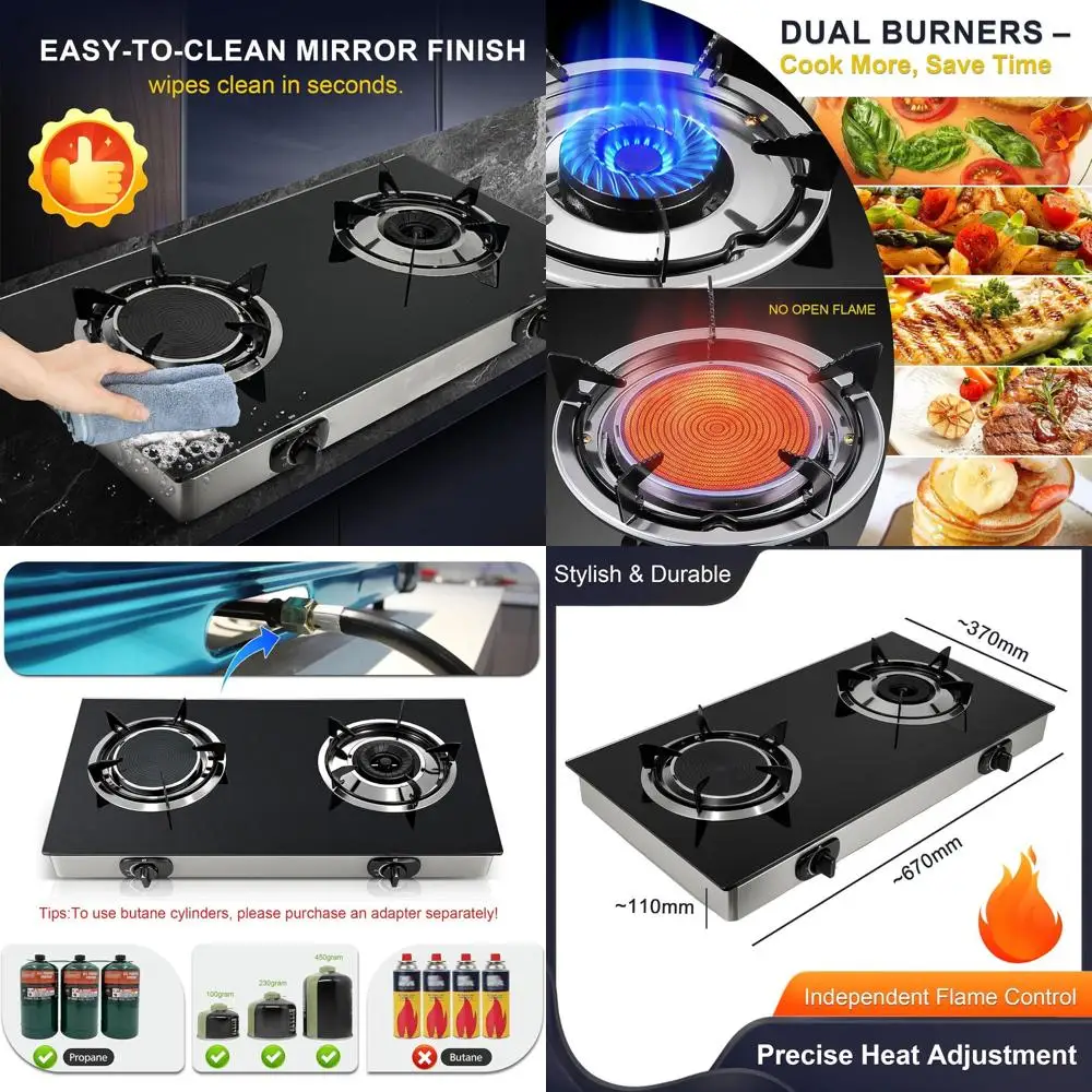 2 Burner Propane Ga…