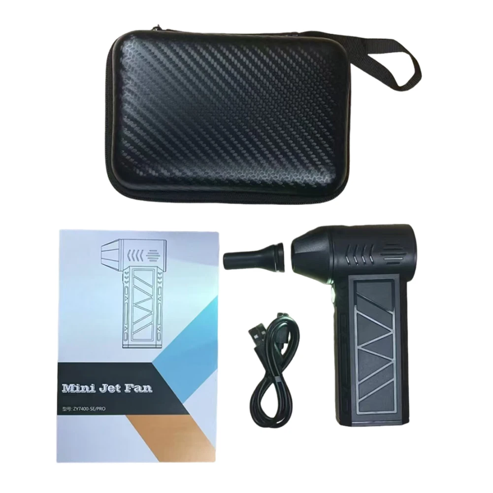 Portable Jet Dry Mini Blower 130000RPM Compressed Air Duster Rechargeable 6-8.4V Easy And Convenient Car Accessories