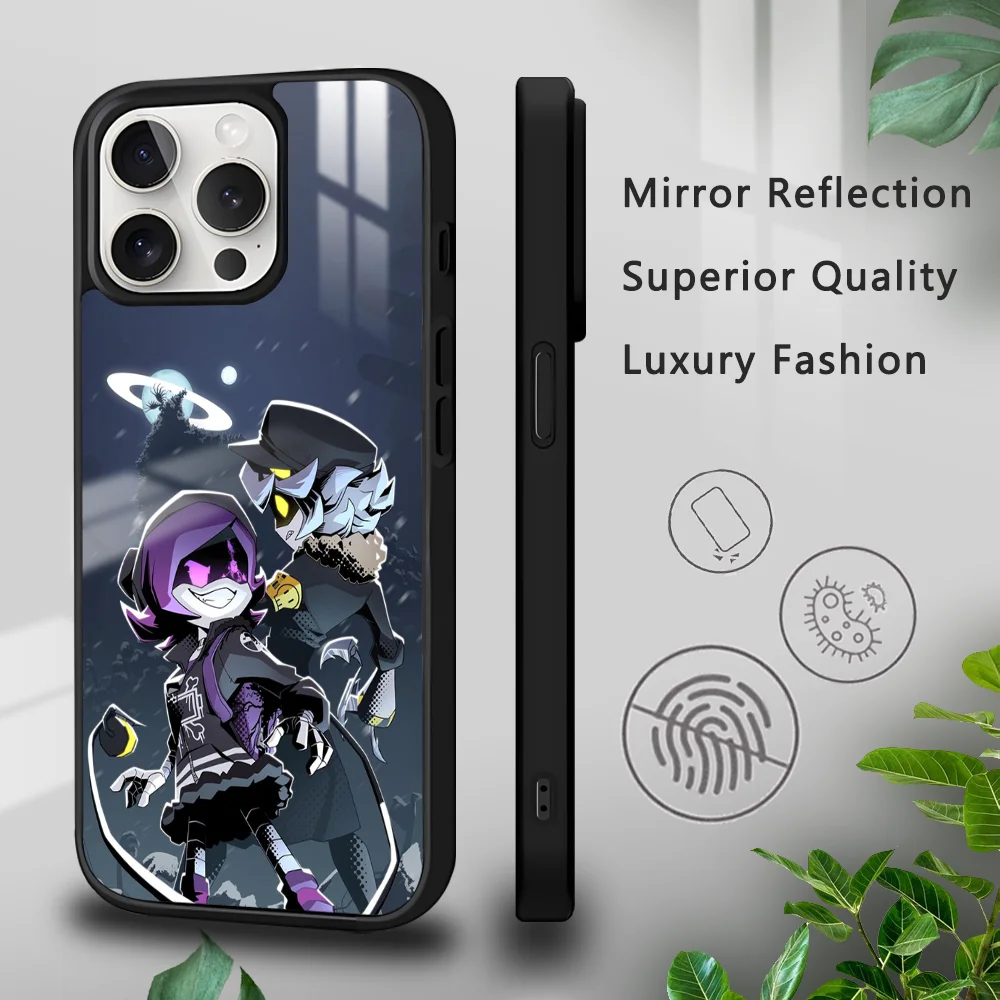 Game M-Murder Drones N V J Phone Case For iPhone 16 15 14 13 12 11 Pro Xs Max Mini Plus Celulares Hard Funda