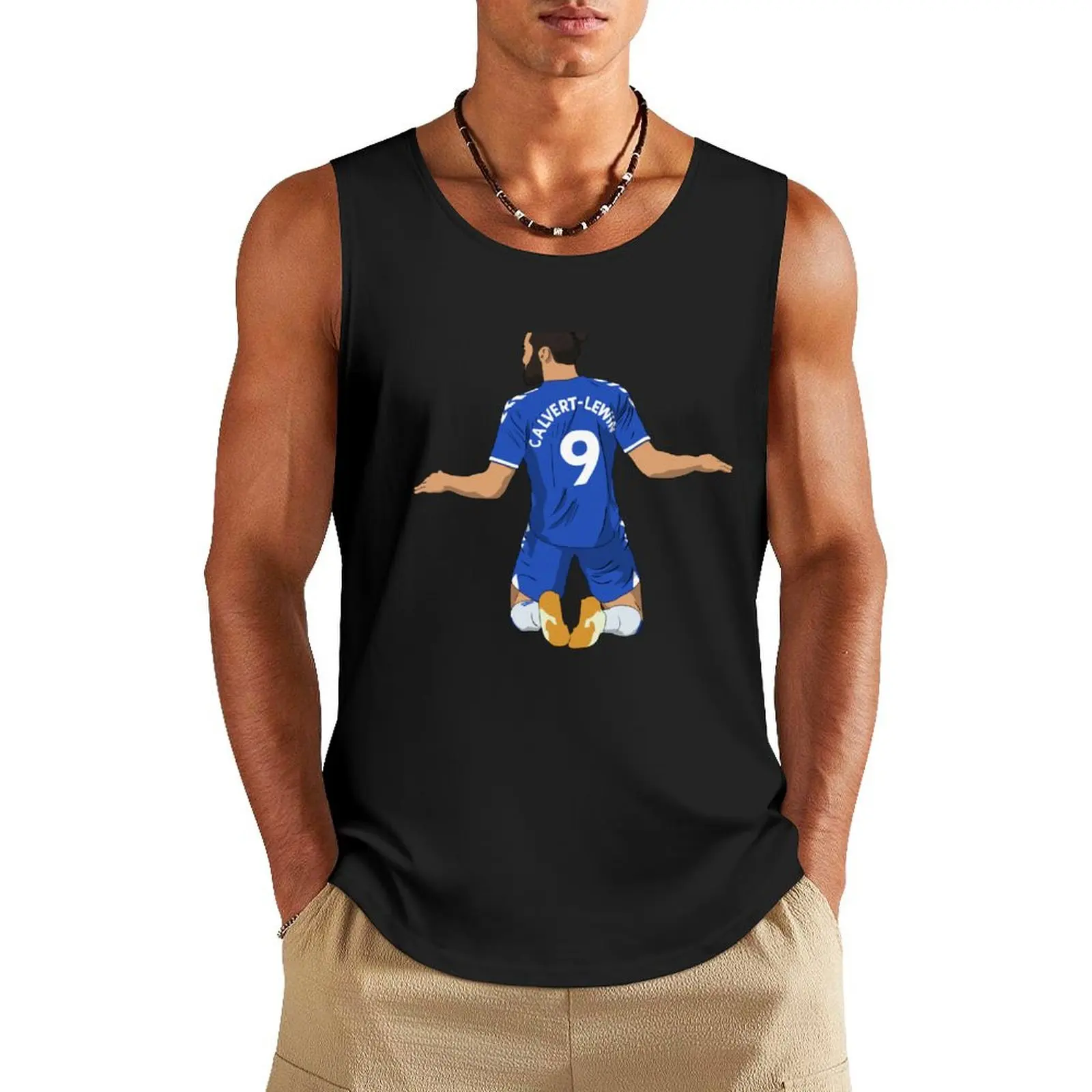 

Dominic Calvert Lewin Goal Celebration Tank Top vest men Gym clothes Bodybuilding clothing man Male clothes