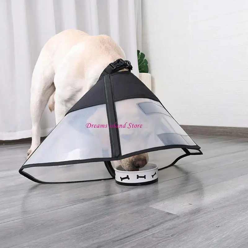 طوق مخروط القطط مريح لاستعادة ما بعد الجراحة وحماية الجرح HX6C