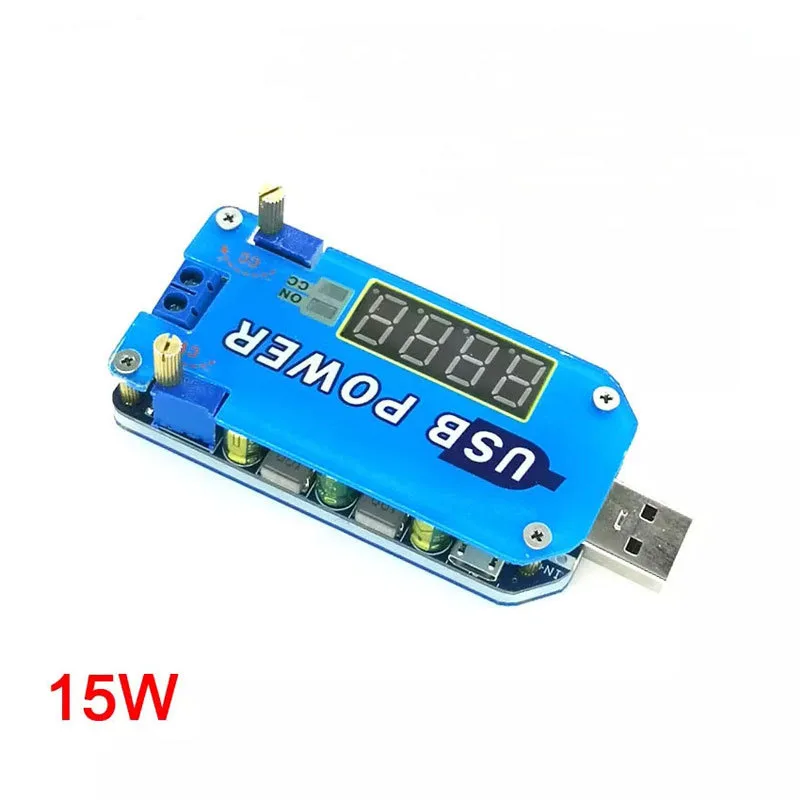 1/2/5/10/20Pcs 15W USB Adjustable Buck-Boost Power Supply Charging Module 5V To 3.3V9V12V24V30V Router DP2