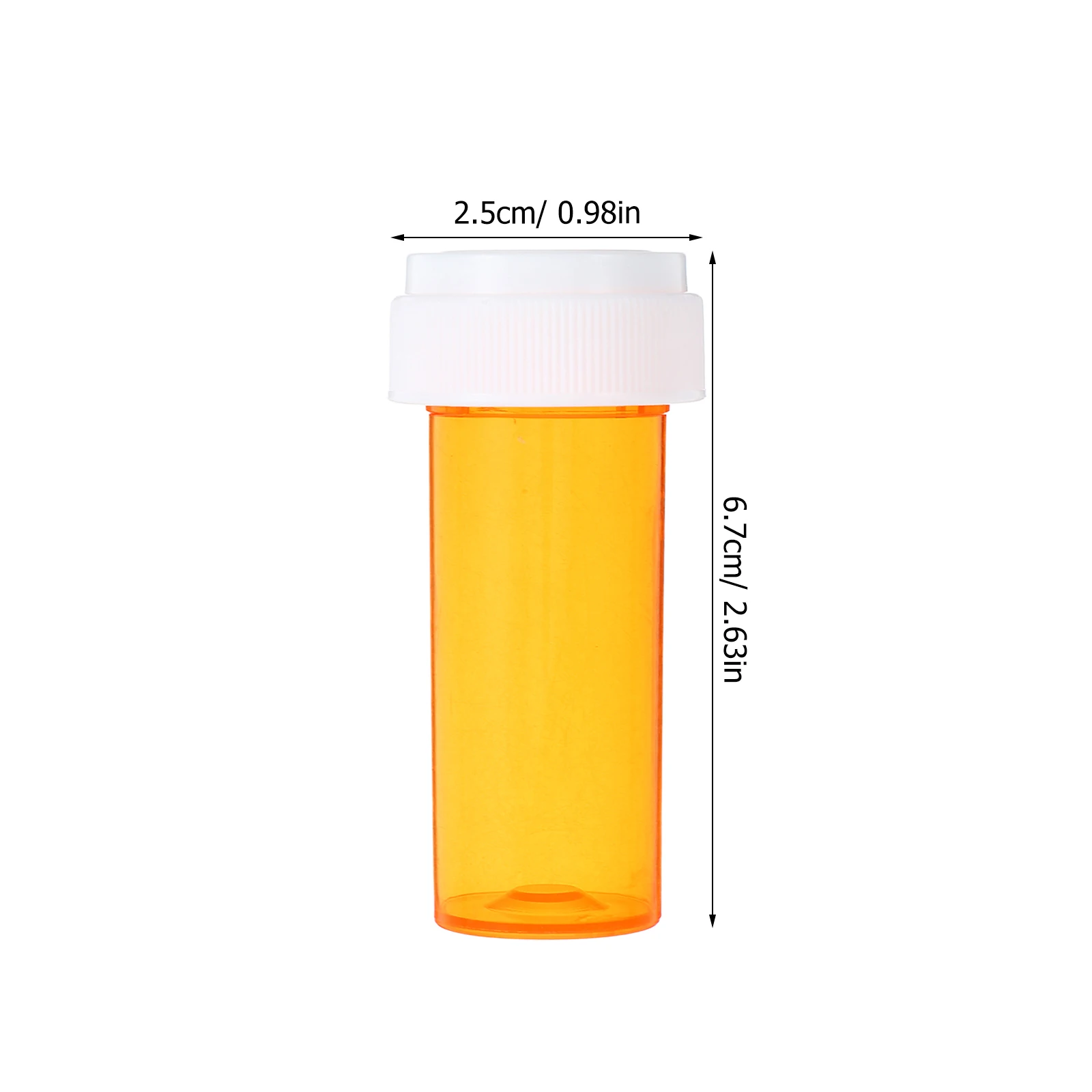 portable Pill Bottles Empty Medicine Dispenser Transparent Travel size Medicine Container outdoor Emergency Props