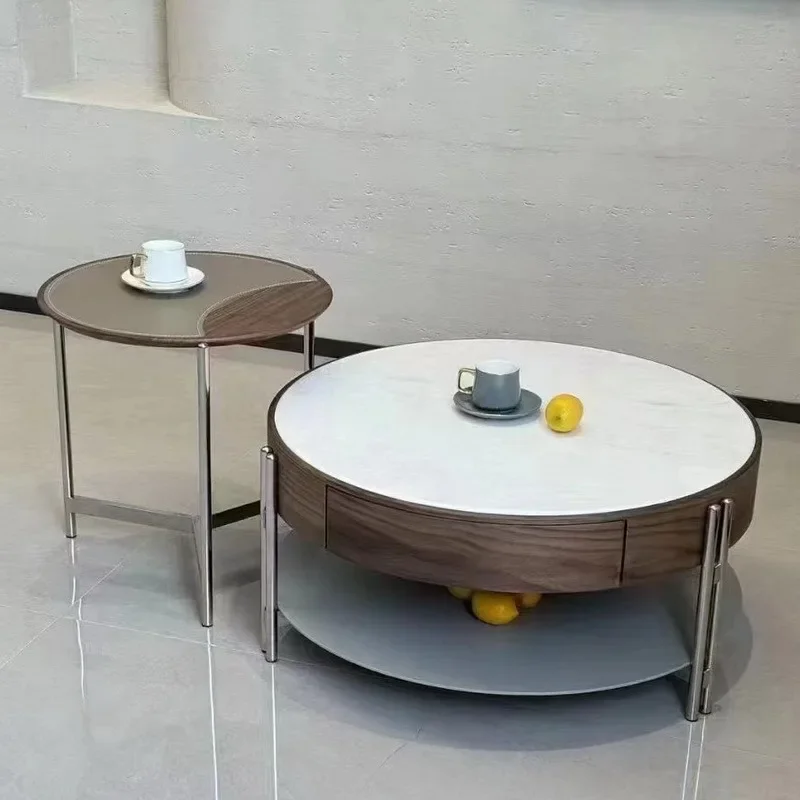 أزياء، بساطة، رذاذ ملون فائق الصغر، ستانلس ستيل، خشب متين، طلاء، طاولة قهوة