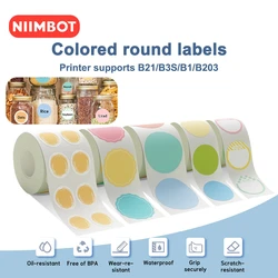 NIIMBOT B21/B3S/B1/B203 Round Sticker Label