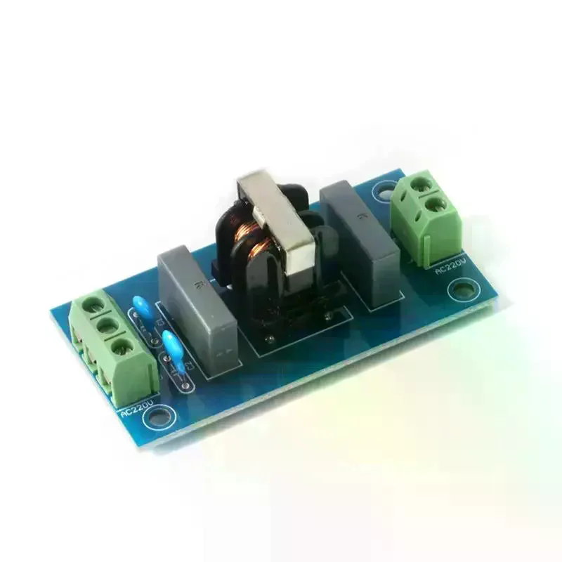 220V 2A EMI Power Filter Module Audio Noise Reduction Terminal Filter Board for Amplifier & Electronic Equipment