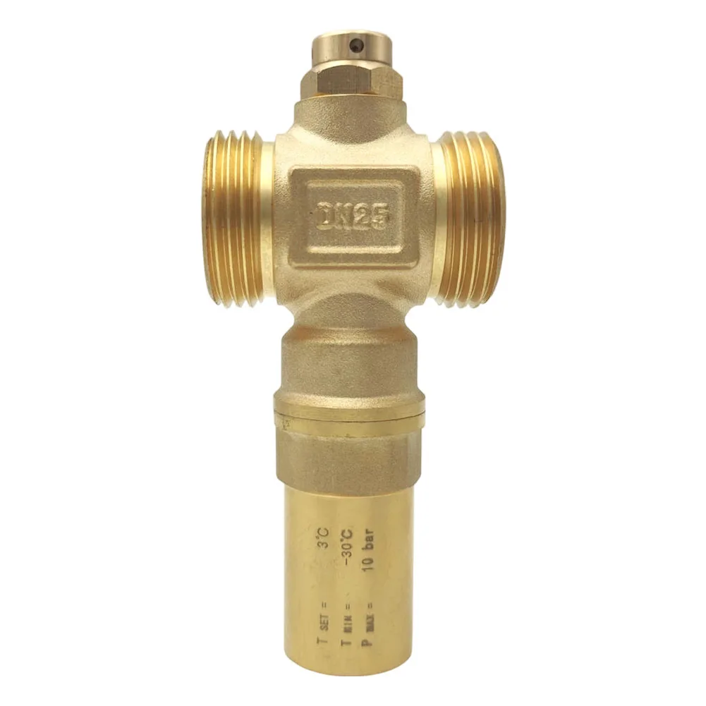 Non Insulated Heating Valve Design Antifreeze Valve Heating System Protector Antifreeze Valve Brass Construction