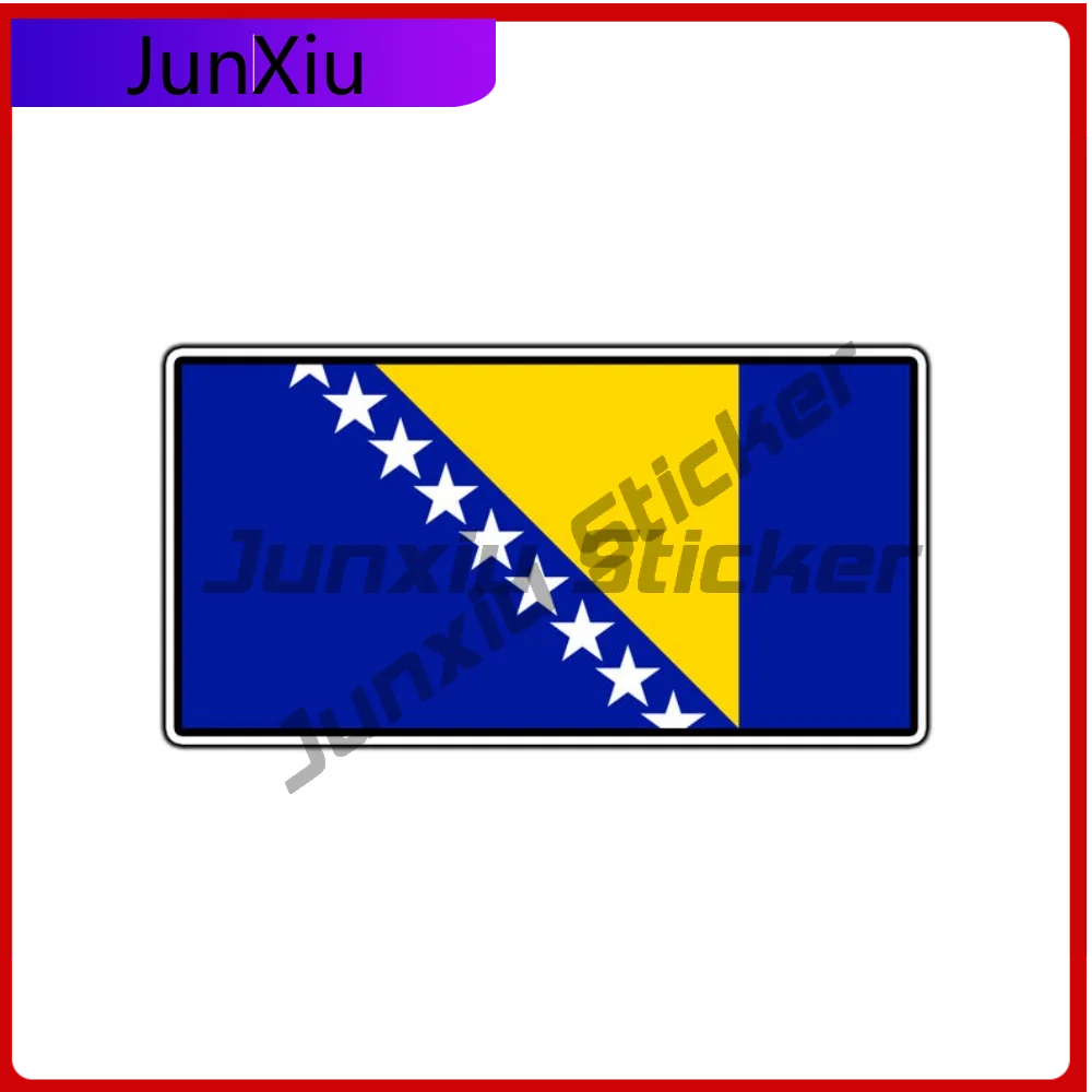 

Bosnia And Herzegovina Waterproof Vinyl Sticker Decal Die-Cut High Quality Vinyl Decal For Boat Wall Sun Protection Decoration