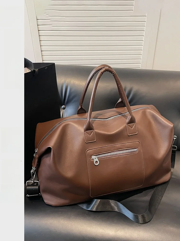 

Kazuki Large Capacity Short Trip Handheld Travel Bag Women's Fashion Lightweight Travel Luggage Bag for Business Trips Should...