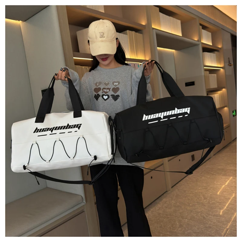 travel-duffel-tote-women's-gym-oxford-sports-bags-fitness-luggage-weekend-yoga-shoe-pocket-female-shoulder-handbag-outdoor-bag