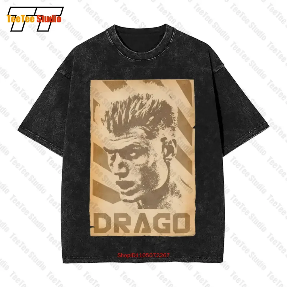 

Винтажная футболка большого размера Ivan Drago в стиле ретро с пропагандой BVW0