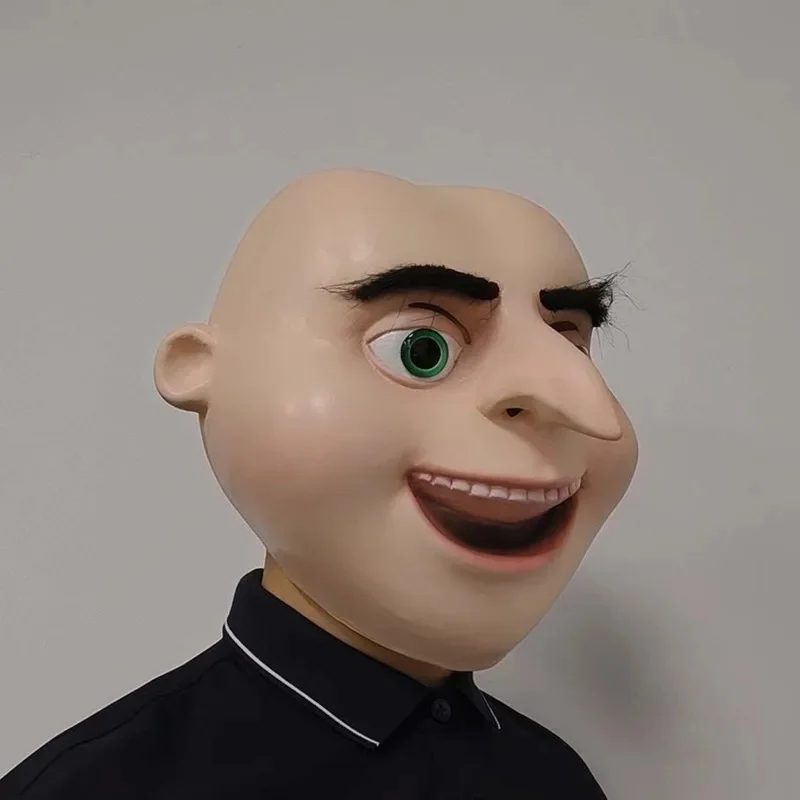 

Gru Boss Cosplay Halloween Latex Actor's Headgear Toy Cartoon Despicables Gru Dad Cosplay Halloween Party Kids Adult Mask Toys