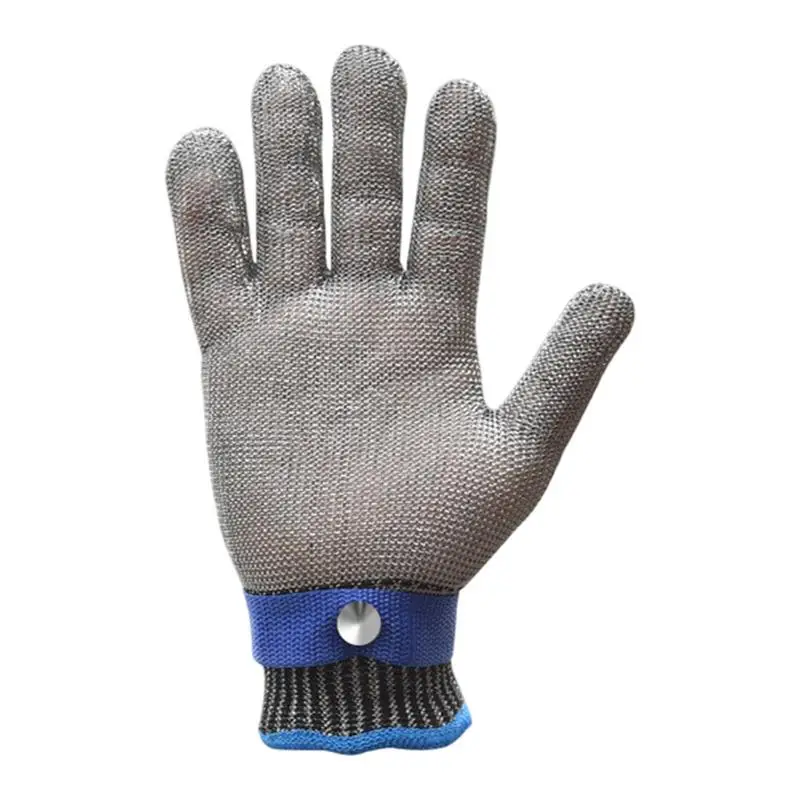 Guantes de corte para el hogar, Protector de dedos, guantes de alambre de Metal, multiusos, transpirable, herramienta para descascar huîtres y peces con comodidad