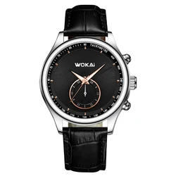 New wokai business watch Quartz sports watch casual belt men's watch men's watch