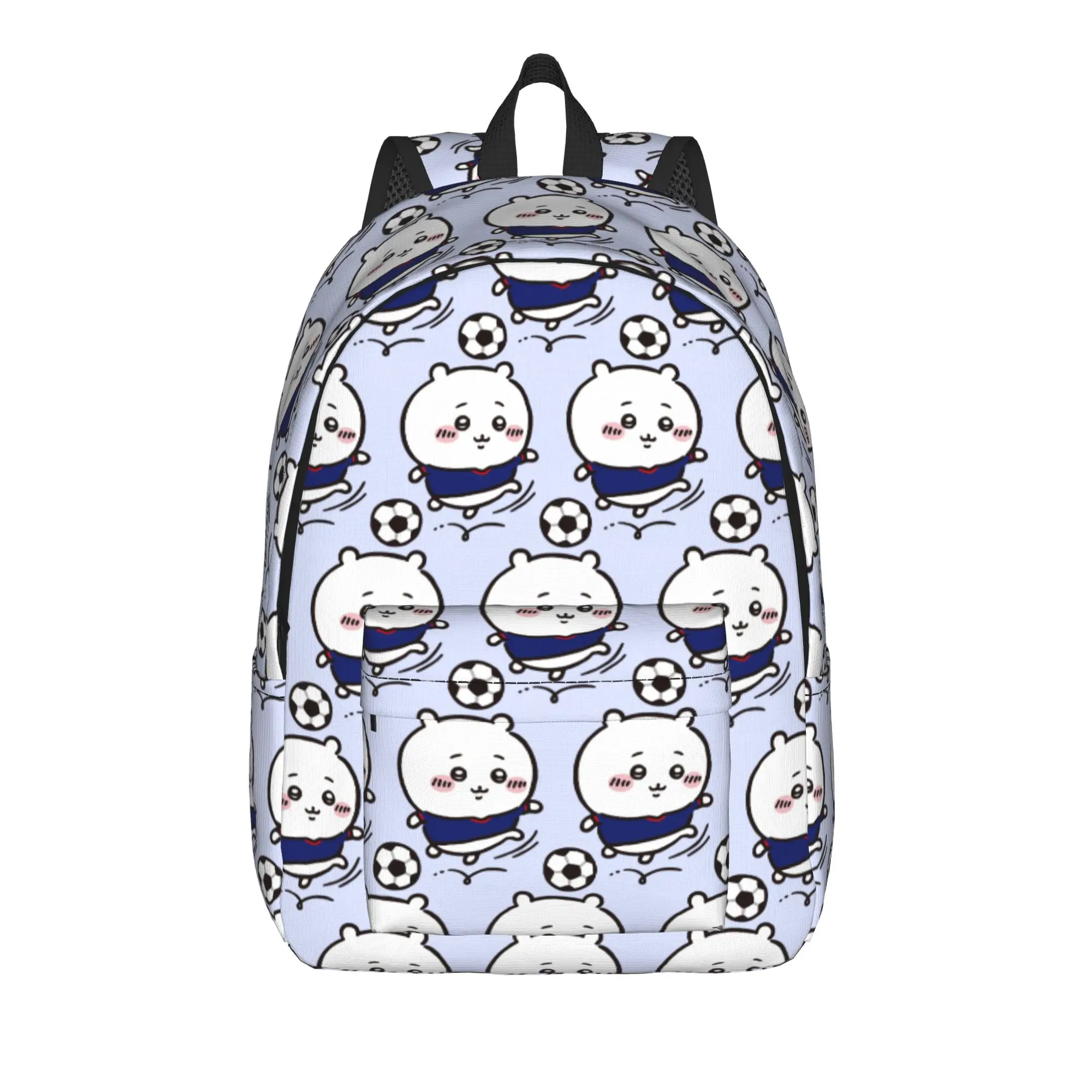 Chiikawas Football Cool Backpack Gift High School Hiking Travel  Daypack for Men Women Laptop Shoulder Bag