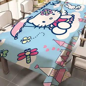 H-HelloS-S K-KittyS 桌布 桌罩 聖誕節 野餐 派對 生日 婚禮 防水桌布 桌布裝飾 10 最佳銷售 Hello Kitty婚禮 - №7