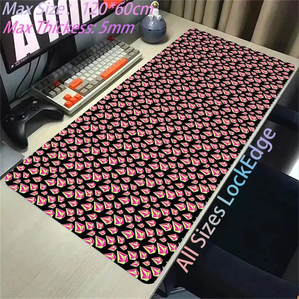 DIY V-Volcoms Mouse Pad Gamer Large Mouse Mat Natural Rubber Desk Rug PC Desk Mats Design Mousepads