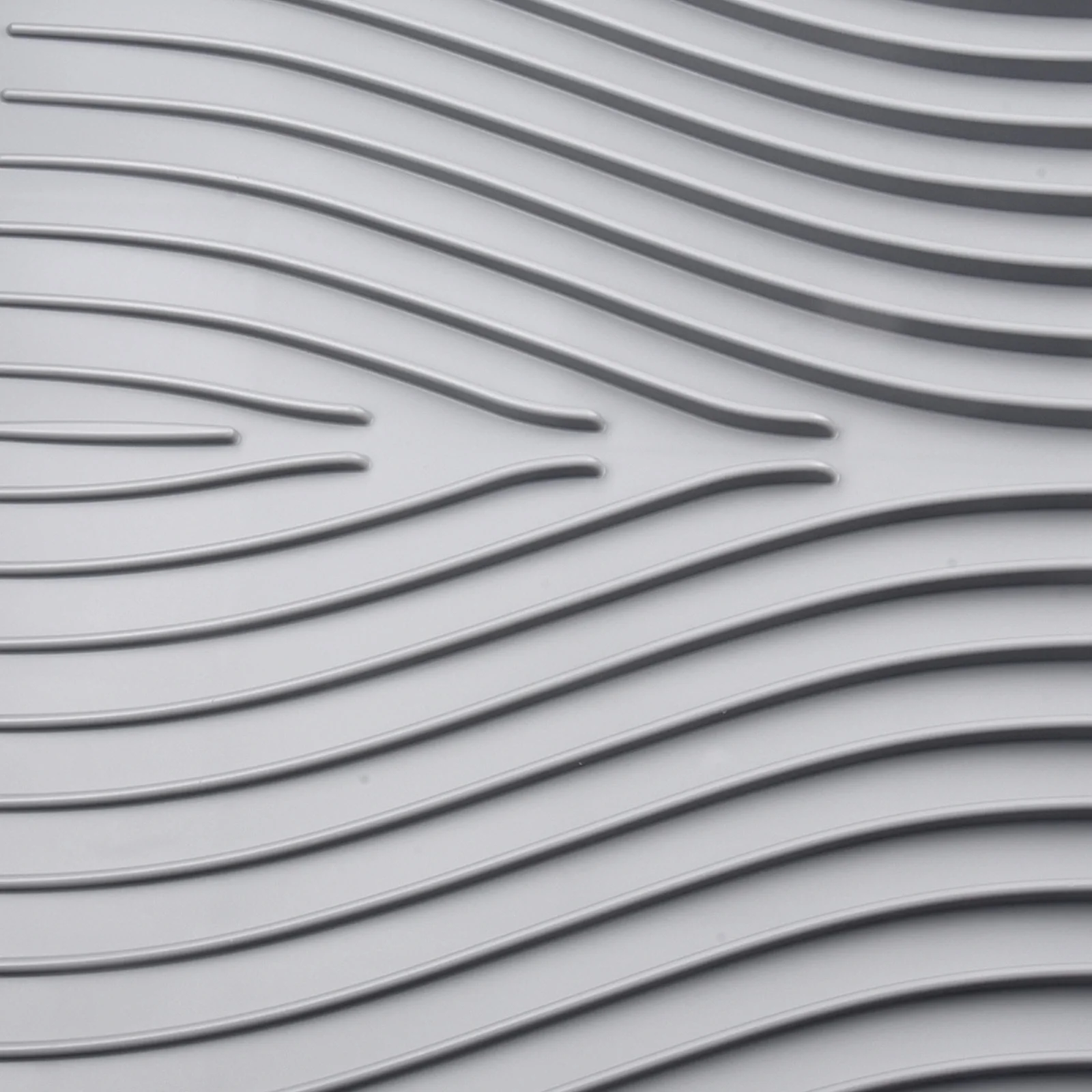 

Silicone Drain Pad for Kitchen Dish Drying Mat with Ridges for Quick Water Removal Perfect for Tableware and Silverware