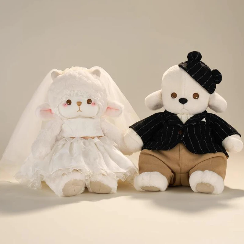 Wedding Lamb Couple Chritmas New Year Qixi Festival Gift Handmade Cute Doll Boyfriend And Girlfriend High-End Gift Box Limit