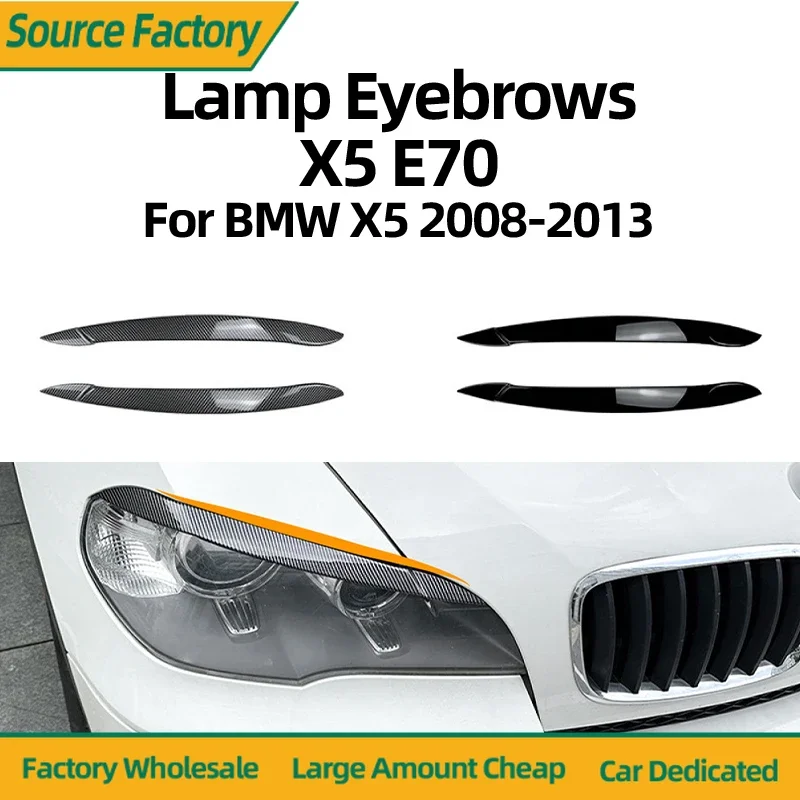 

Горячие эмблемы для модели BMW X5 E70 2008-2013, с наклейками на переднюю фару и аксессуарами для внешней модификации автомобиля